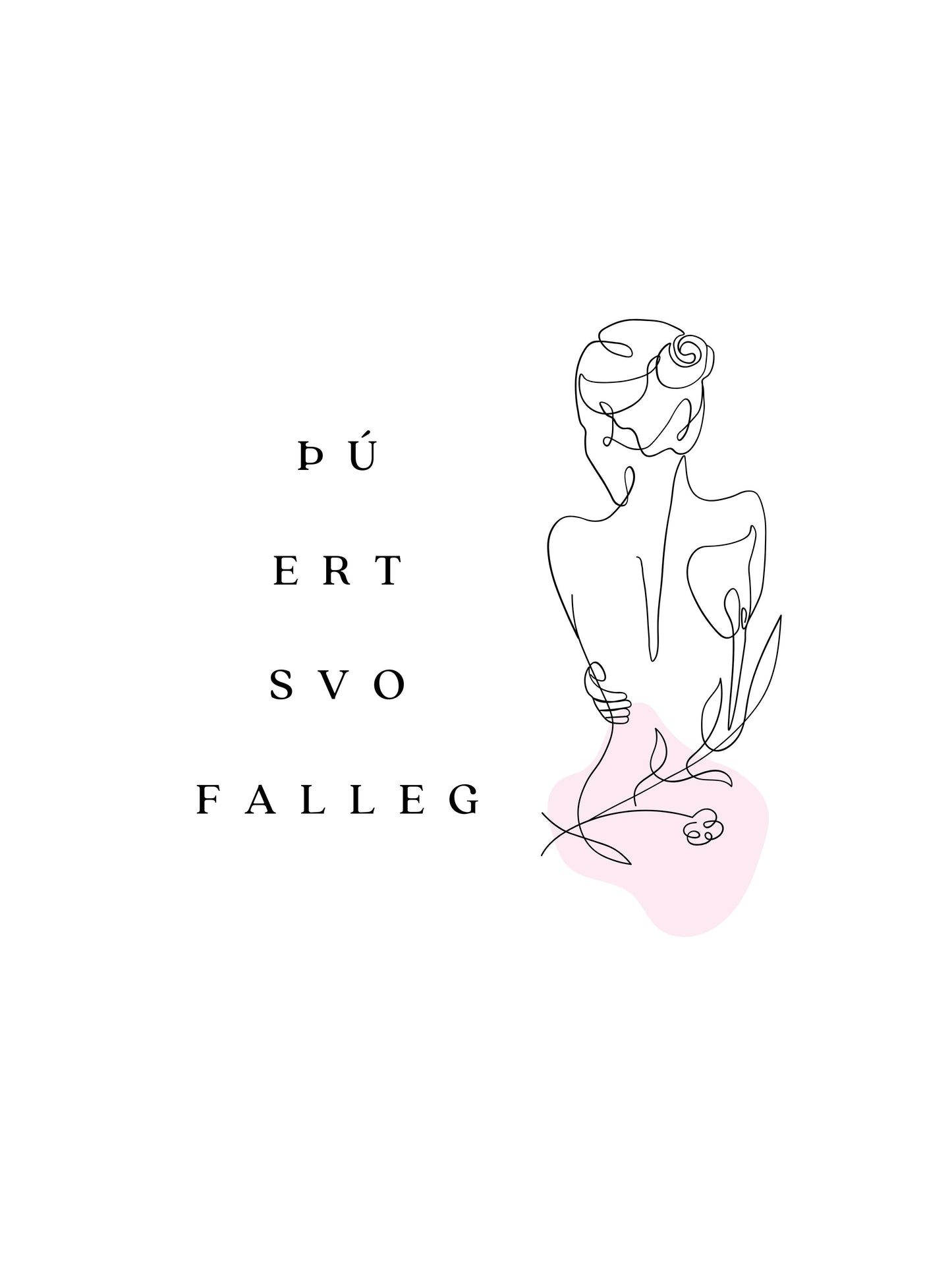 Þú ert svo falleg - Plakat