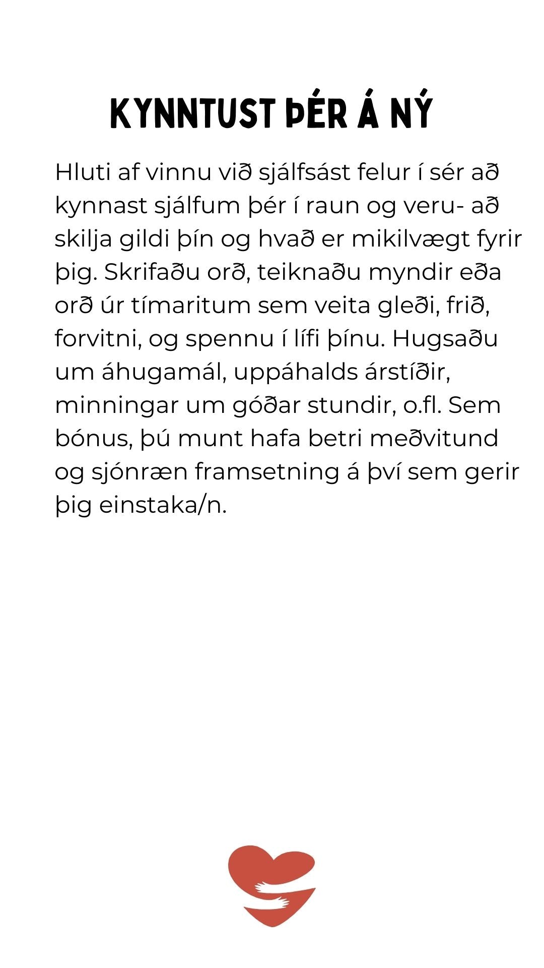 Betra sjálfstraust (rafræn vinnubók)
